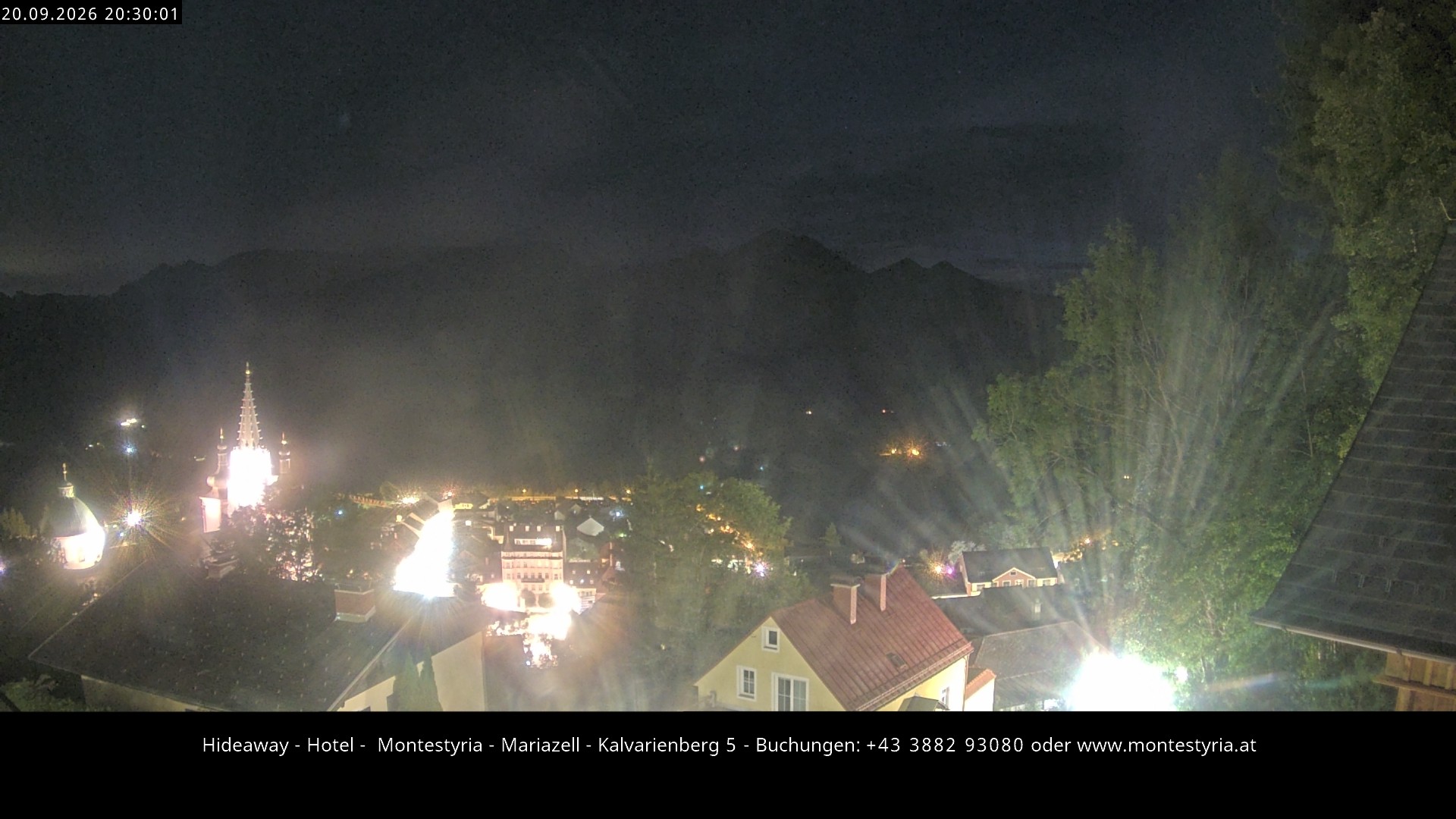 Archiv Foto Webcam Mariazell - Kalvarienberg