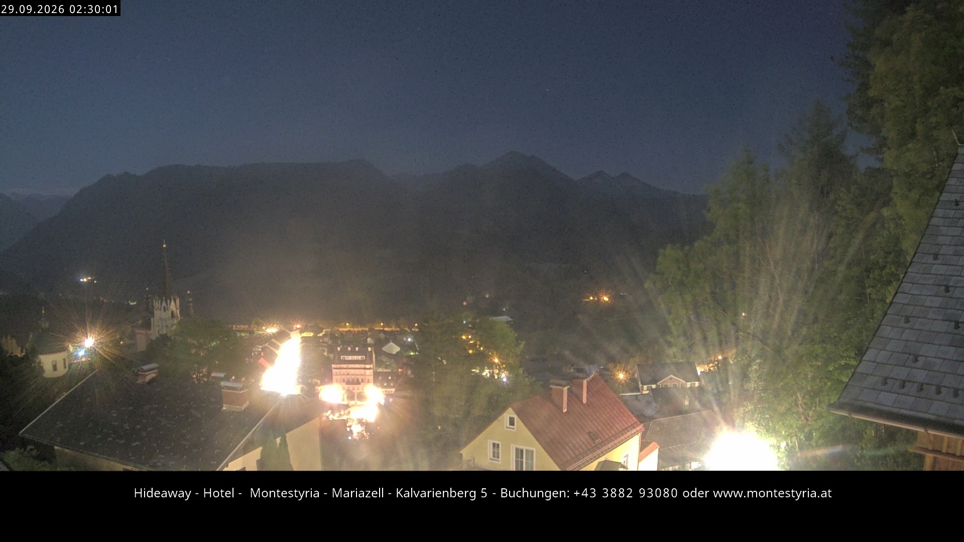 Archiv Foto Webcam Mariazell - Kalvarienberg