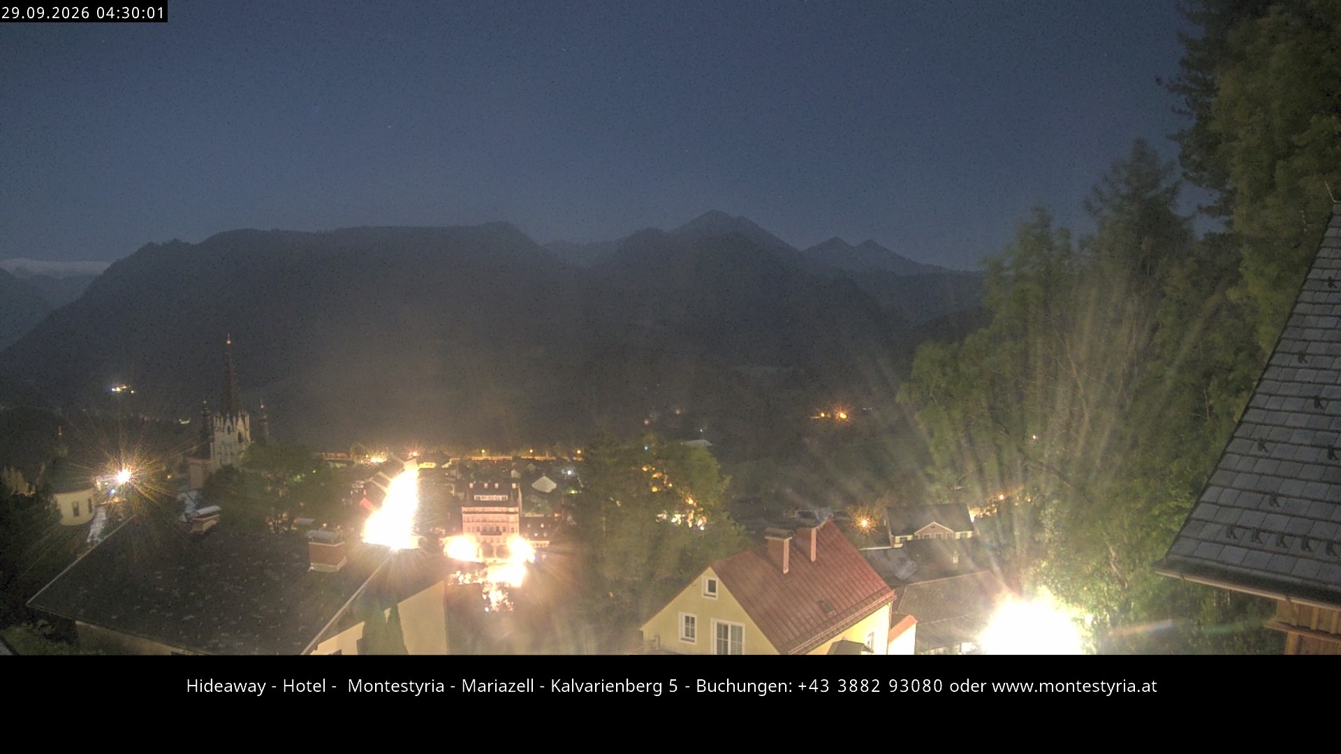 Archiv Foto Webcam Mariazell - Kalvarienberg