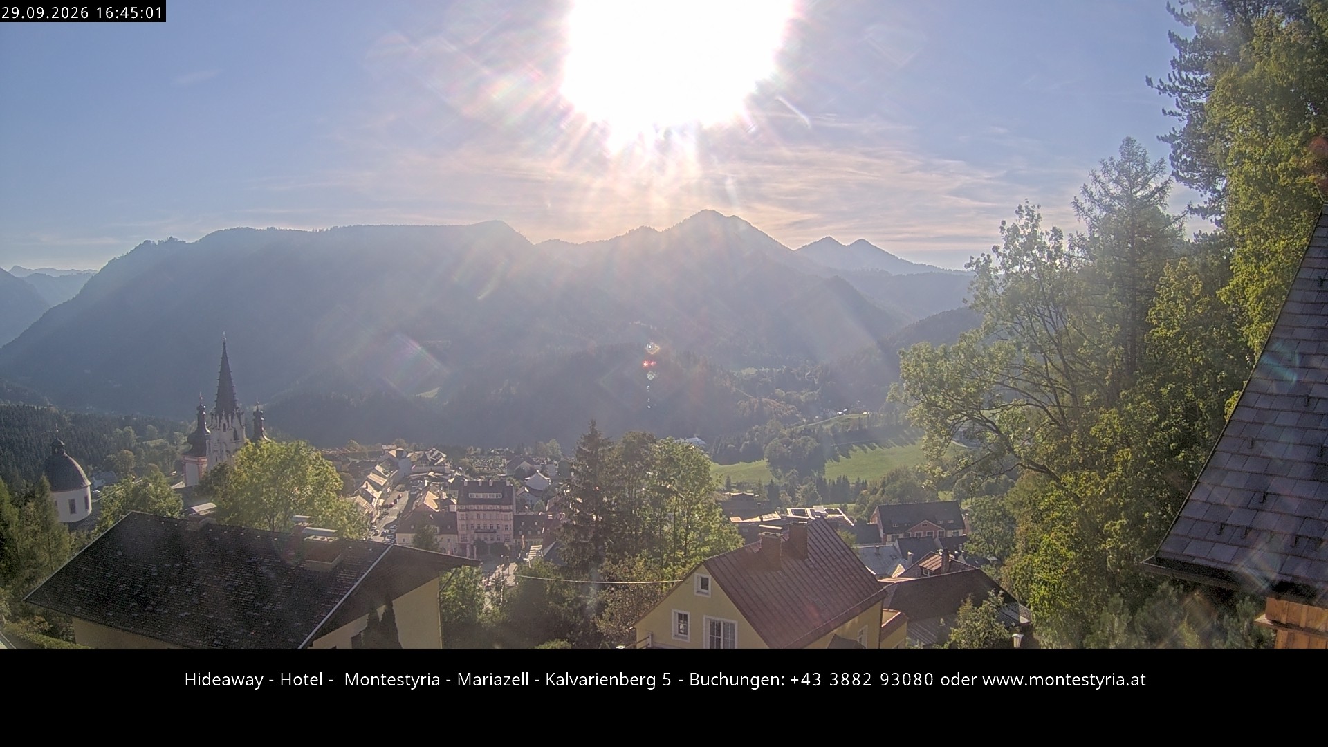 Archiv Foto Webcam Mariazell - Kalvarienberg