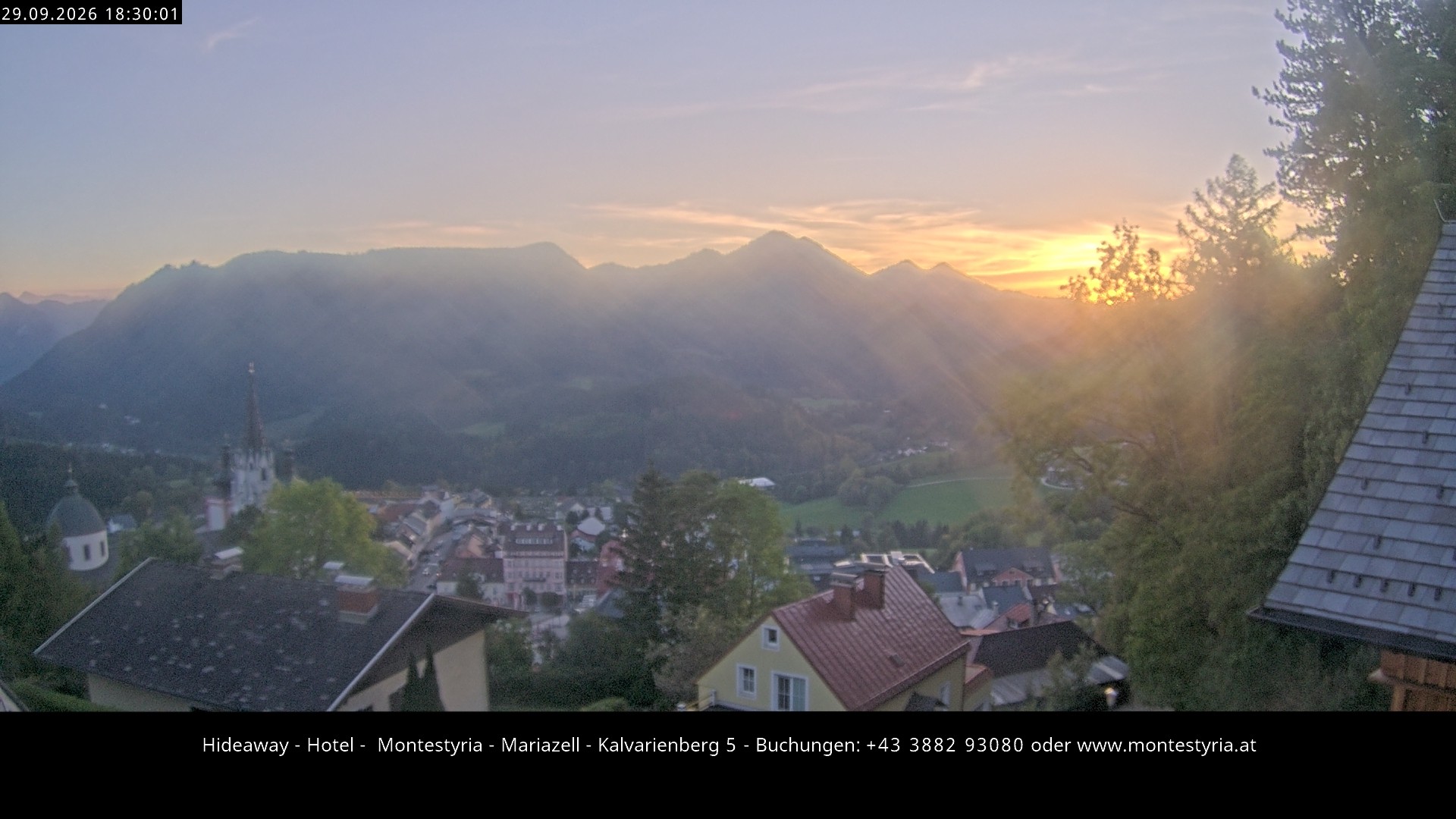 Archiv Foto Webcam Mariazell - Kalvarienberg