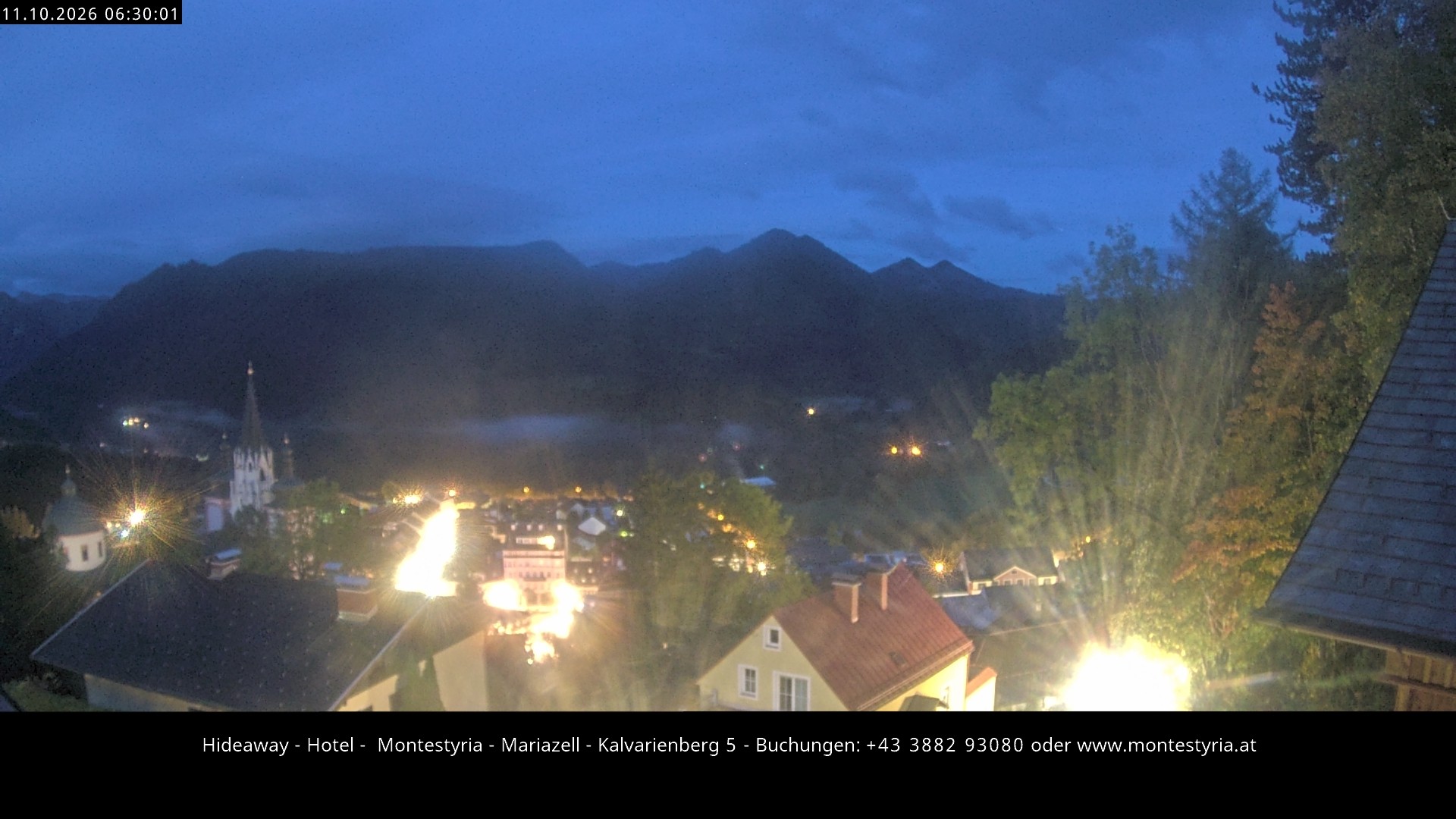 Archiv Foto Webcam Mariazell - Kalvarienberg