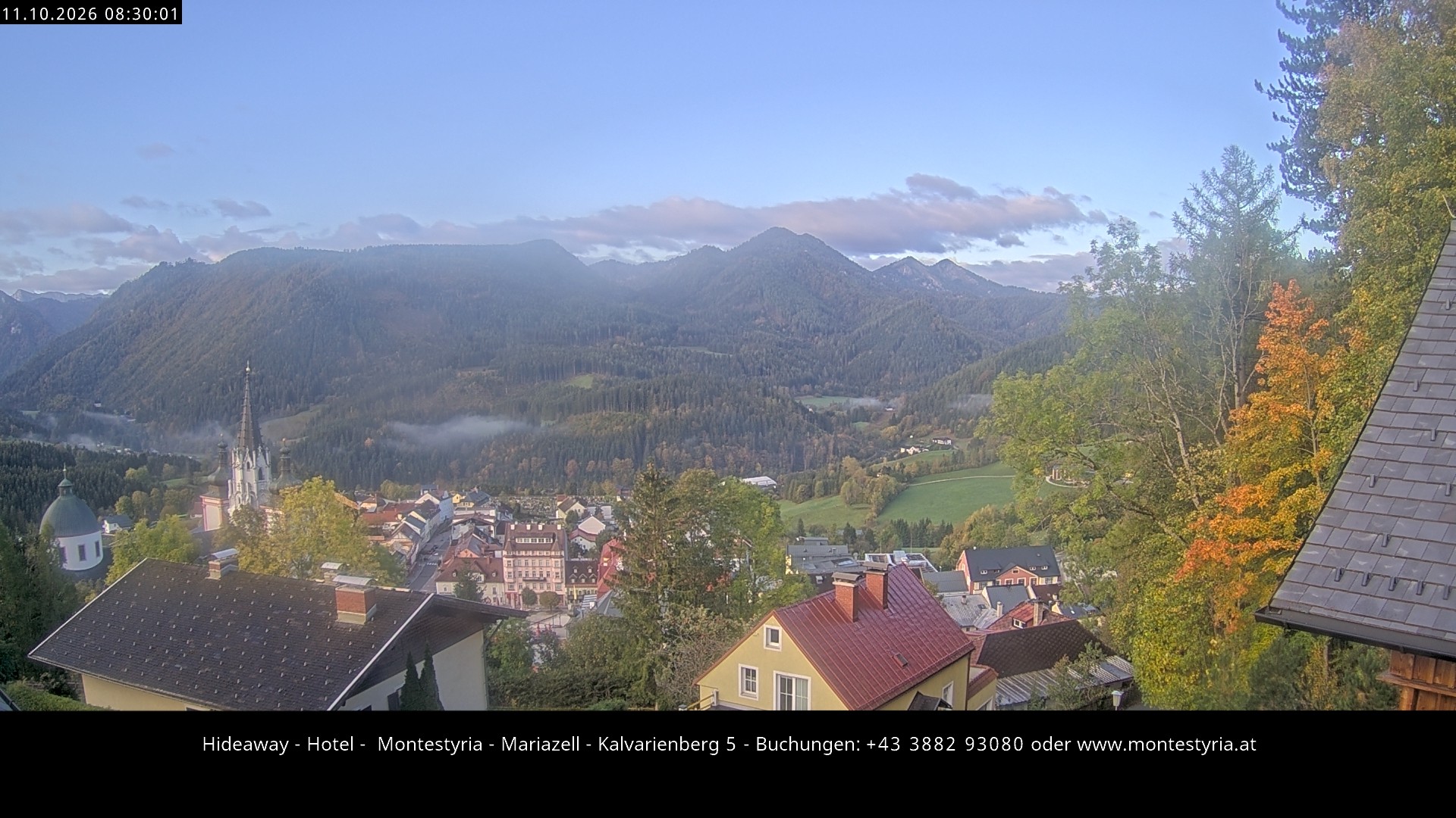 Archiv Foto Webcam Mariazell - Kalvarienberg