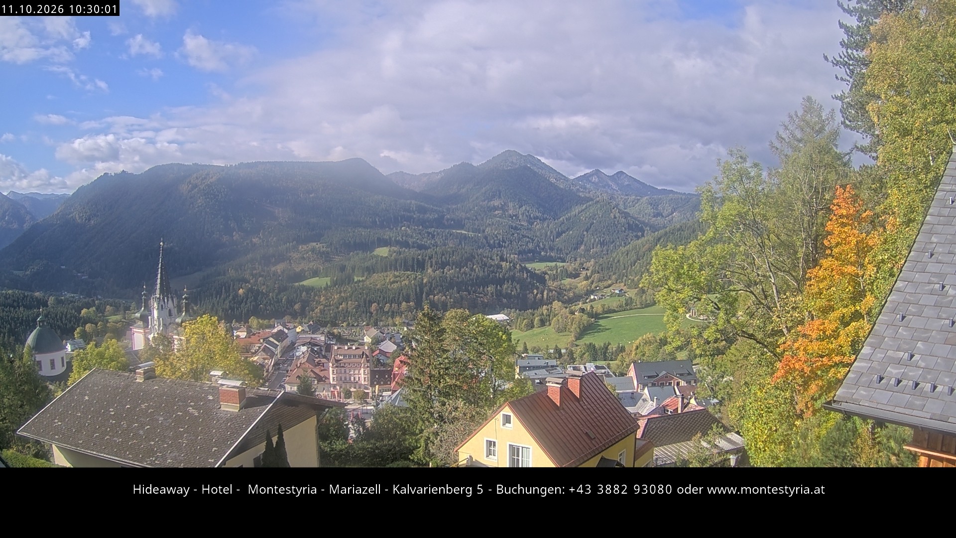 Archiv Foto Webcam Mariazell - Kalvarienberg