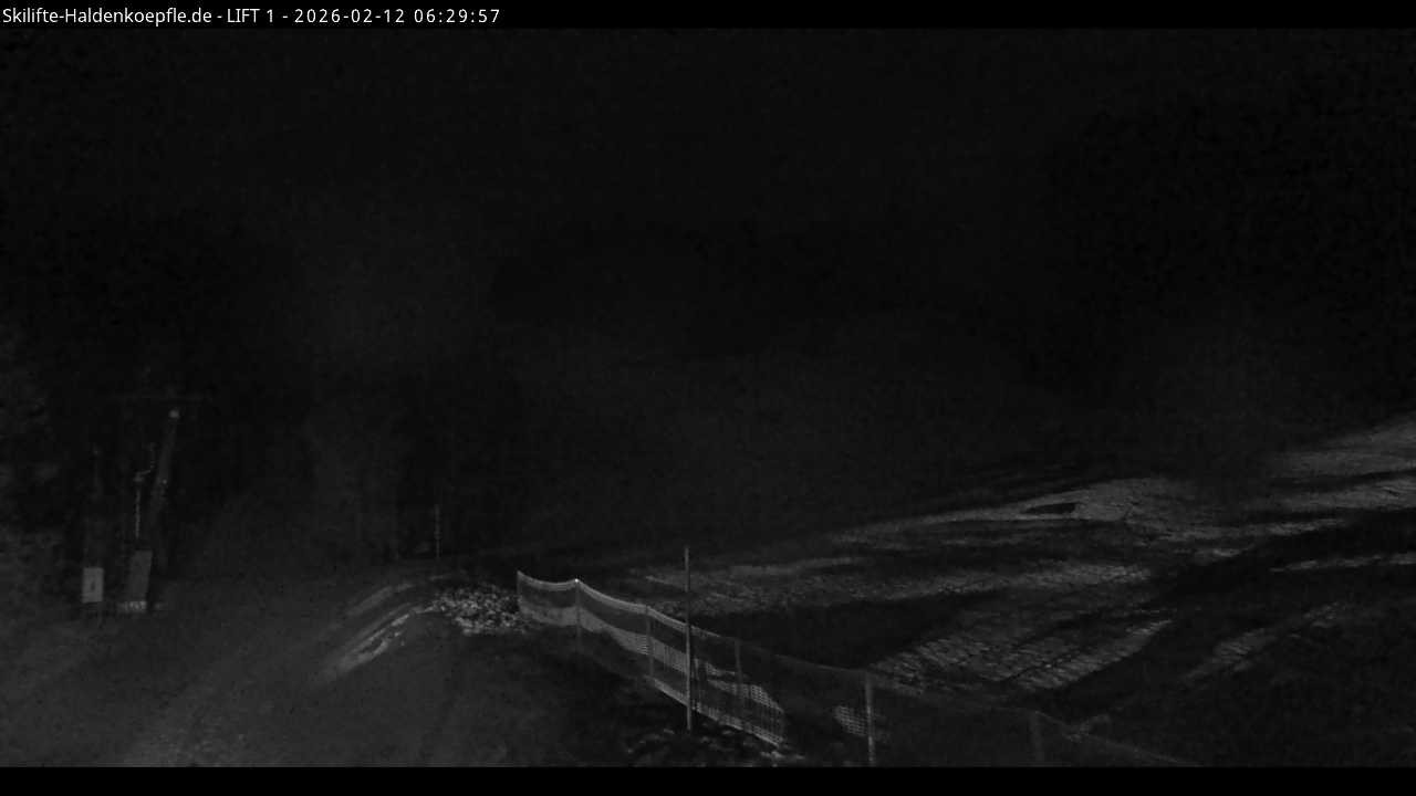 Archiv Foto Webcam Haldenköpfle - Blick auf Lift1