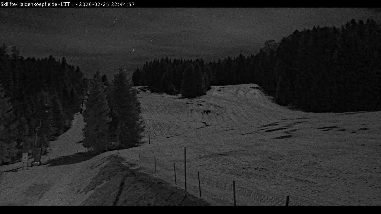 Archived image Webcam Haldenköpfle mountain - Lift 1