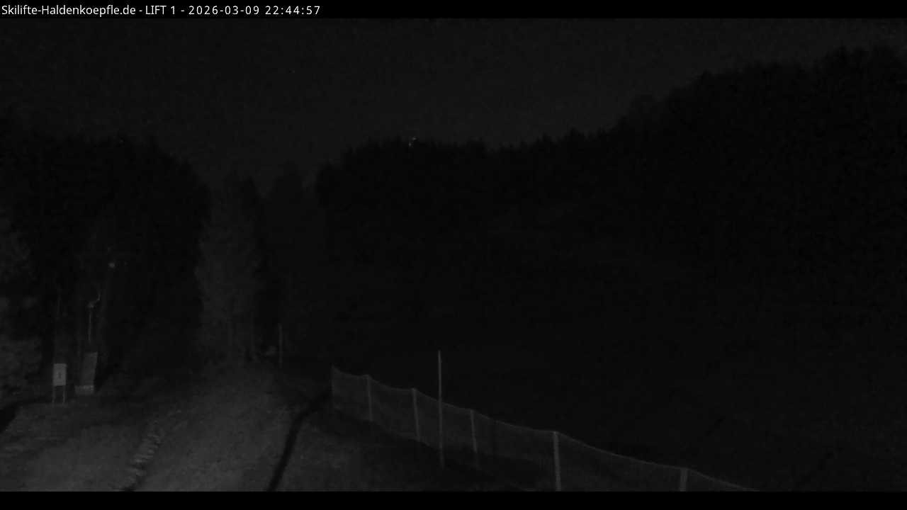 Archiv Foto Webcam Haldenköpfle - Blick auf Lift1