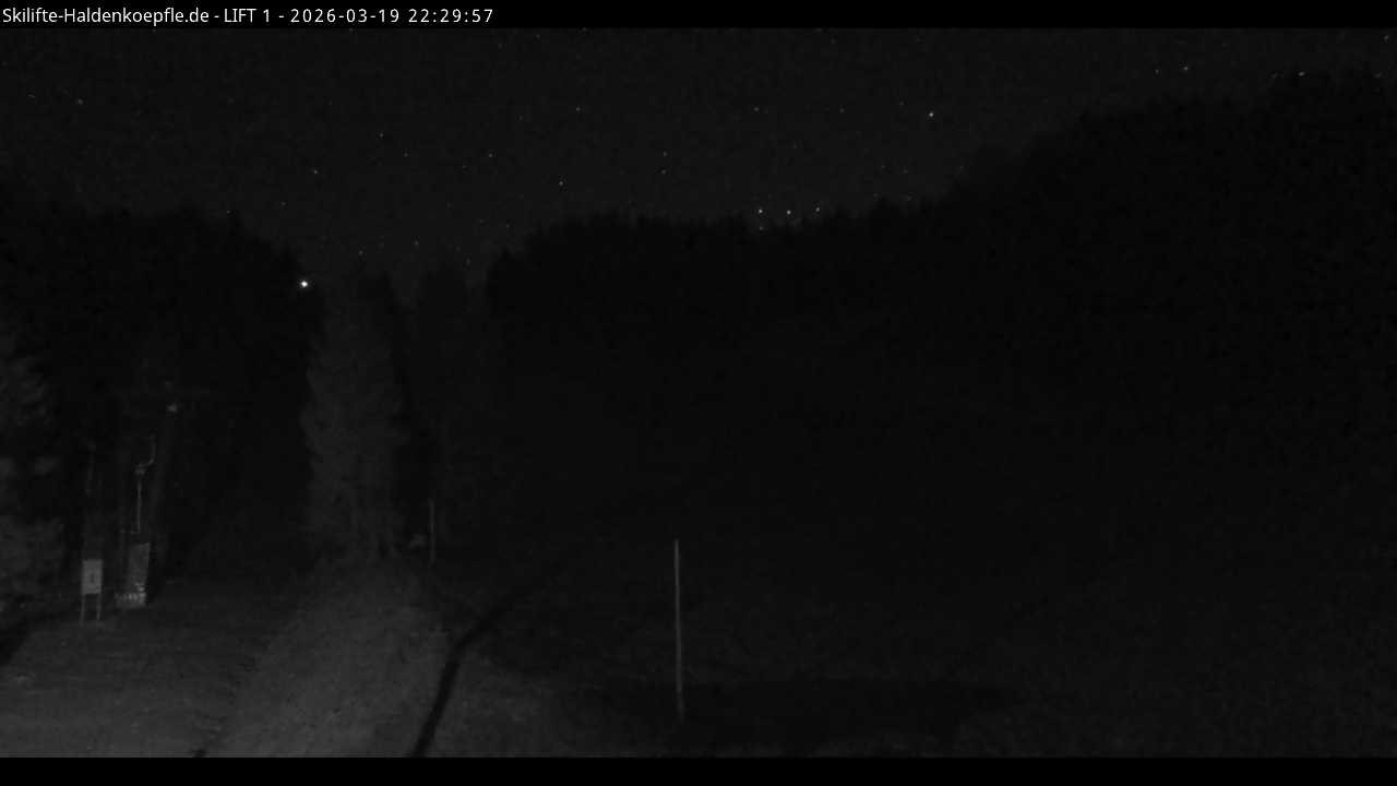 Archiv Foto Webcam Haldenköpfle - Blick auf Lift1