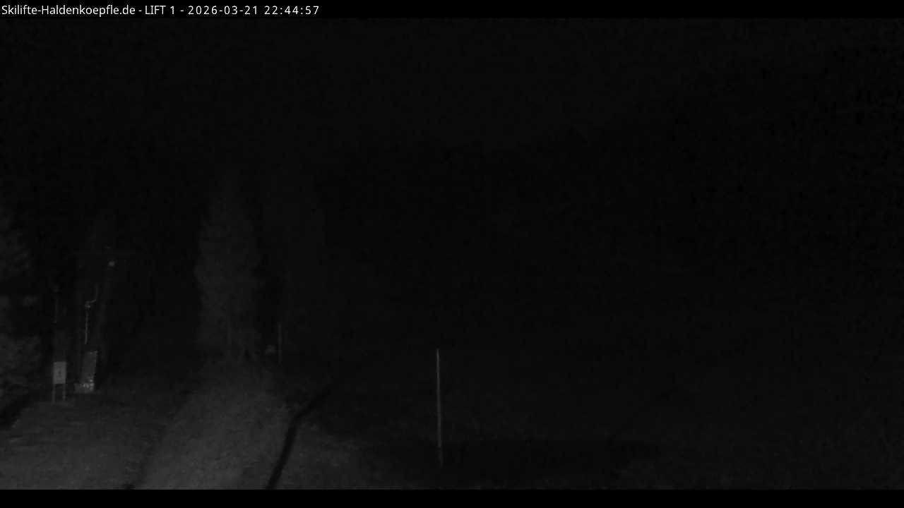 Archiv Foto Webcam Haldenköpfle - Blick auf Lift1