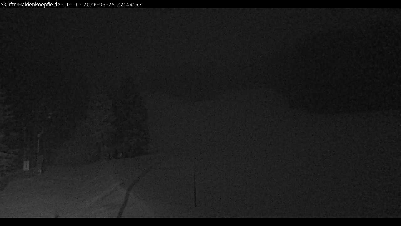 Archiv Foto Webcam Haldenköpfle - Blick auf Lift1