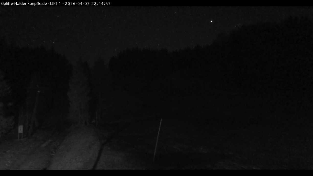 Archiv Foto Webcam Haldenköpfle - Blick auf Lift1