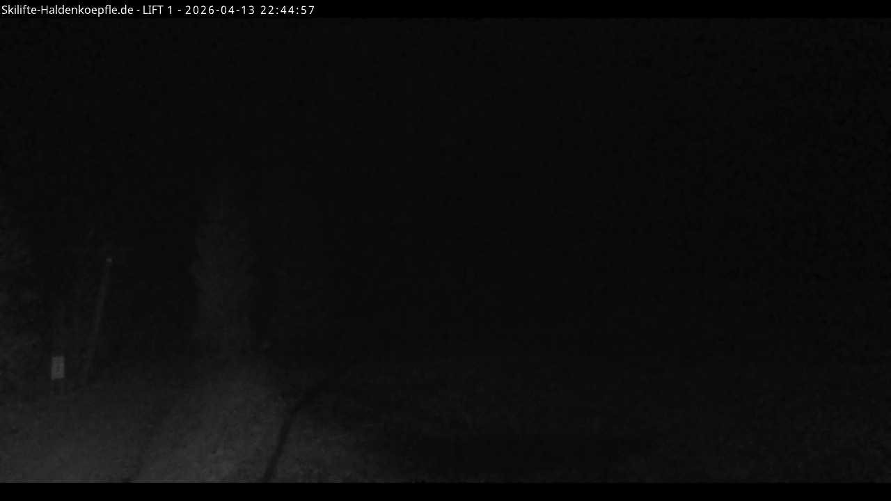 Archiv Foto Webcam Haldenköpfle - Blick auf Lift1