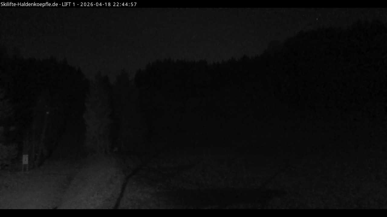 Archiv Foto Webcam Haldenköpfle - Blick auf Lift1