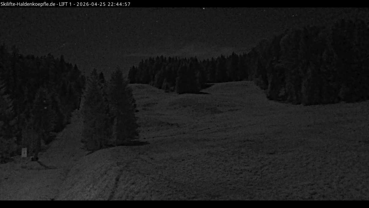 Archived image Webcam Haldenköpfle mountain - Lift 1
