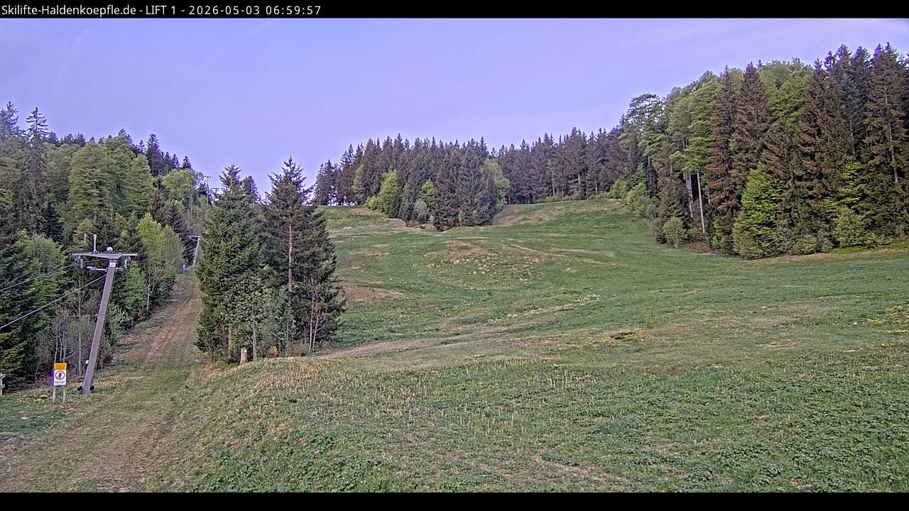 Archived image Webcam Haldenköpfle mountain - Lift 1