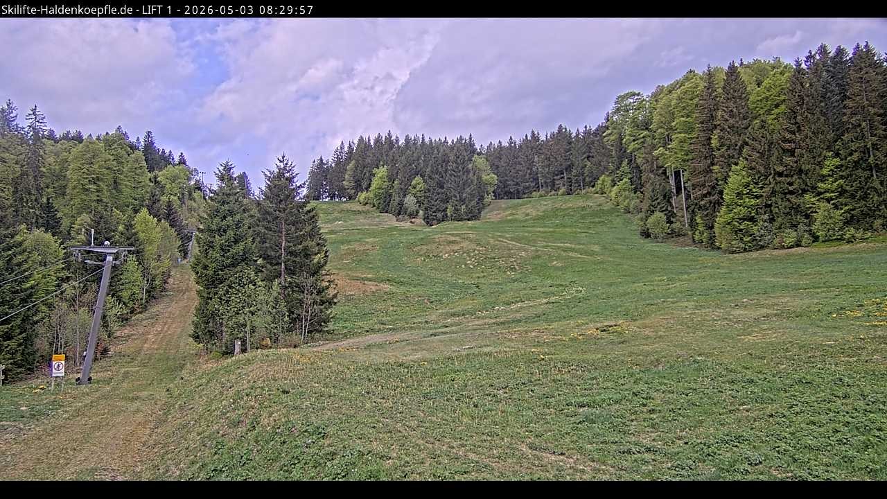 Archived image Webcam Haldenköpfle mountain - Lift 1