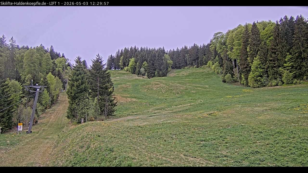 Archived image Webcam Haldenköpfle mountain - Lift 1