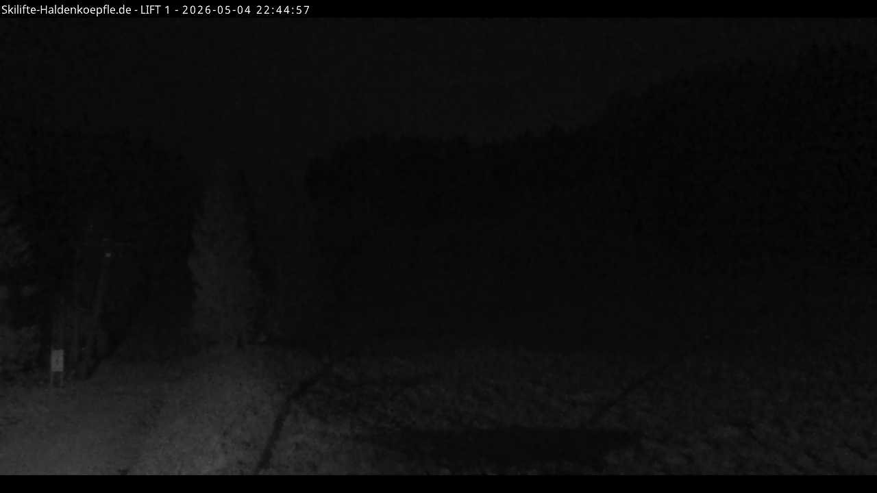 Archiv Foto Webcam Haldenköpfle - Blick auf Lift1