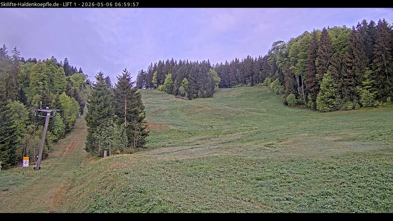 Archived image Webcam Haldenköpfle mountain - Lift 1