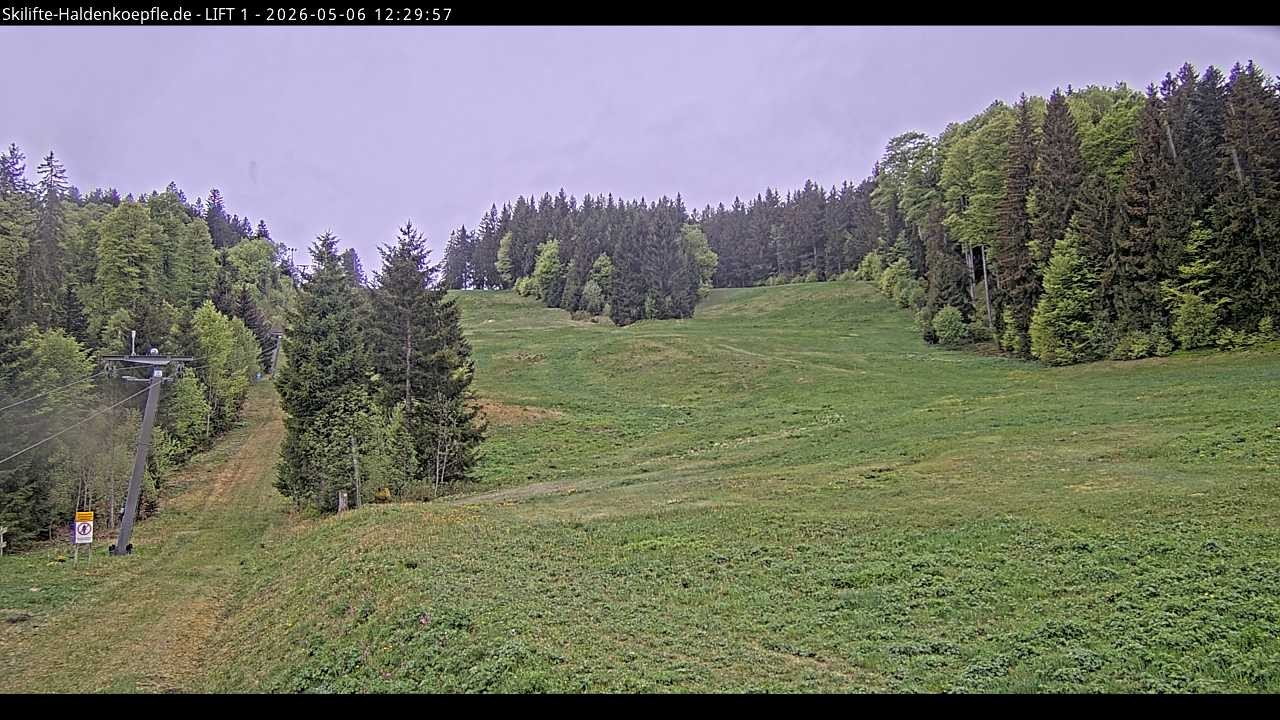 Archived image Webcam Haldenköpfle mountain - Lift 1