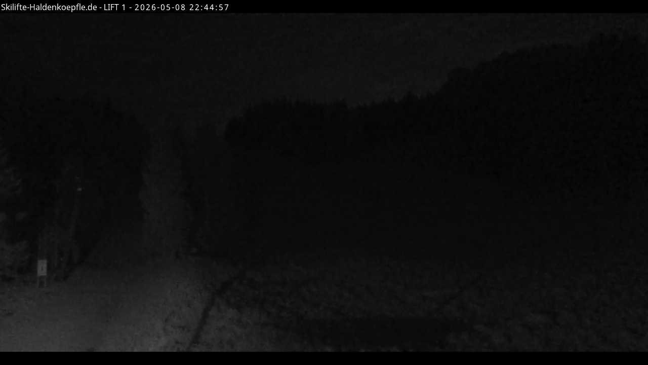 Archiv Foto Webcam Haldenköpfle - Blick auf Lift1