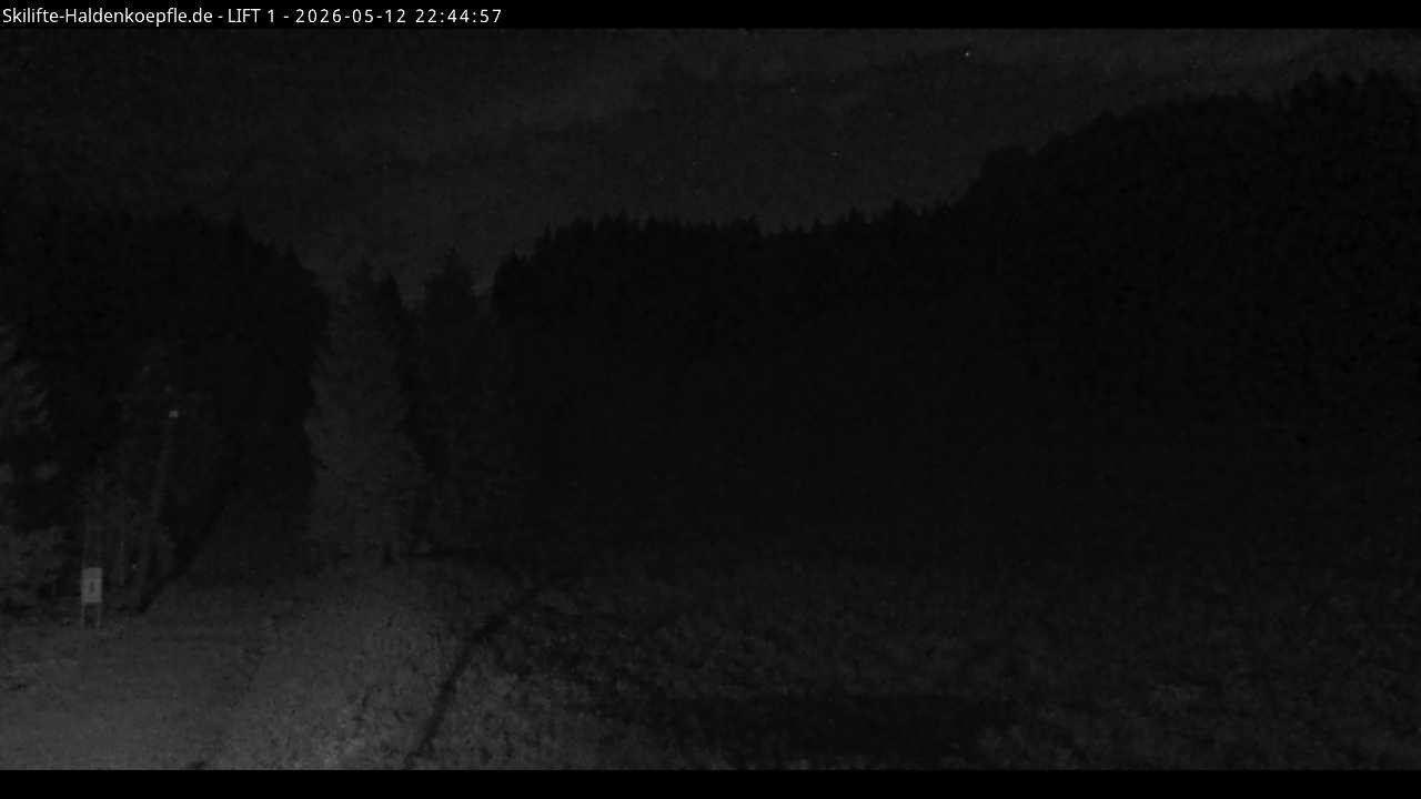 Archiv Foto Webcam Haldenköpfle - Blick auf Lift1