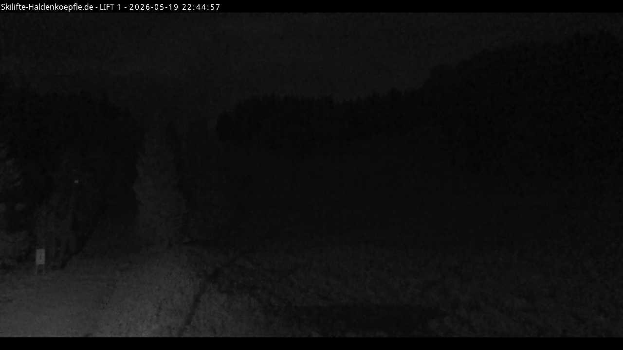 Archiv Foto Webcam Haldenköpfle - Blick auf Lift1