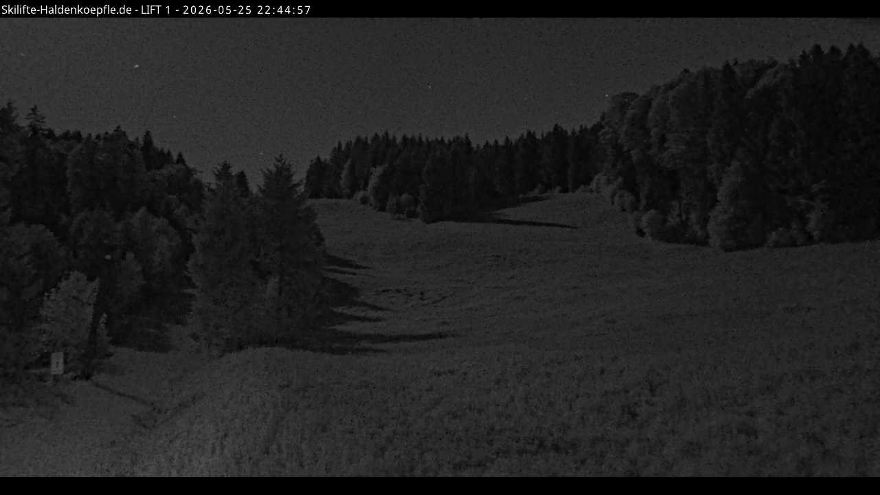 Archiv Foto Webcam Haldenköpfle - Blick auf Lift1