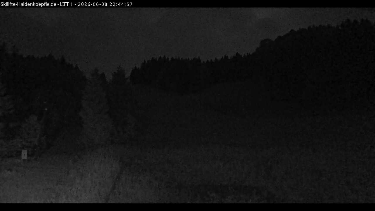 Archiv Foto Webcam Haldenköpfle - Blick auf Lift1