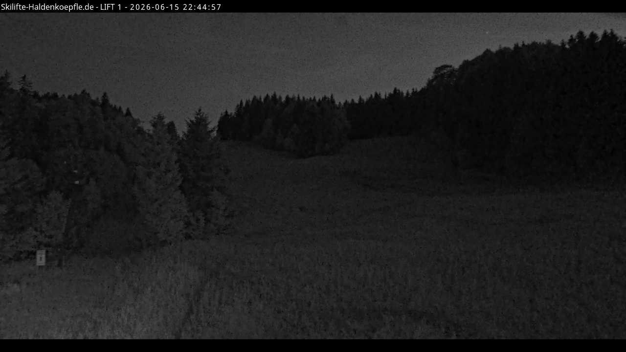 Archiv Foto Webcam Haldenköpfle - Blick auf Lift1