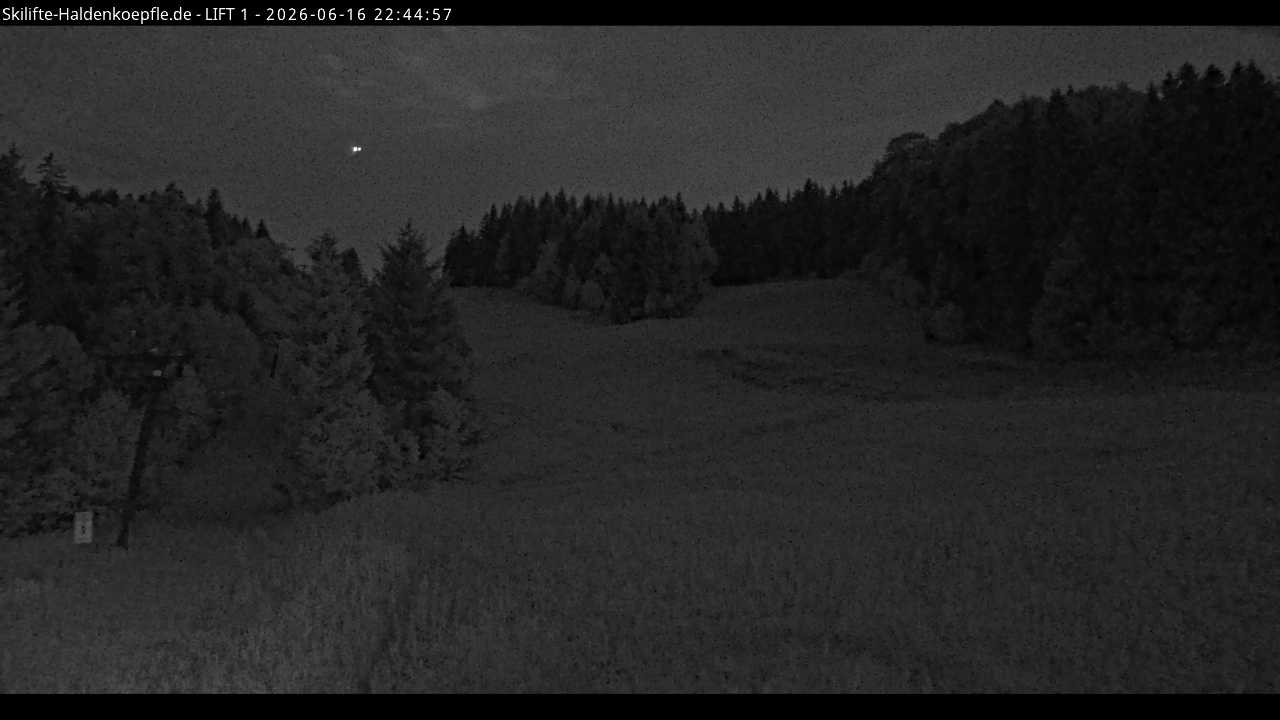 Archiv Foto Webcam Haldenköpfle - Blick auf Lift1