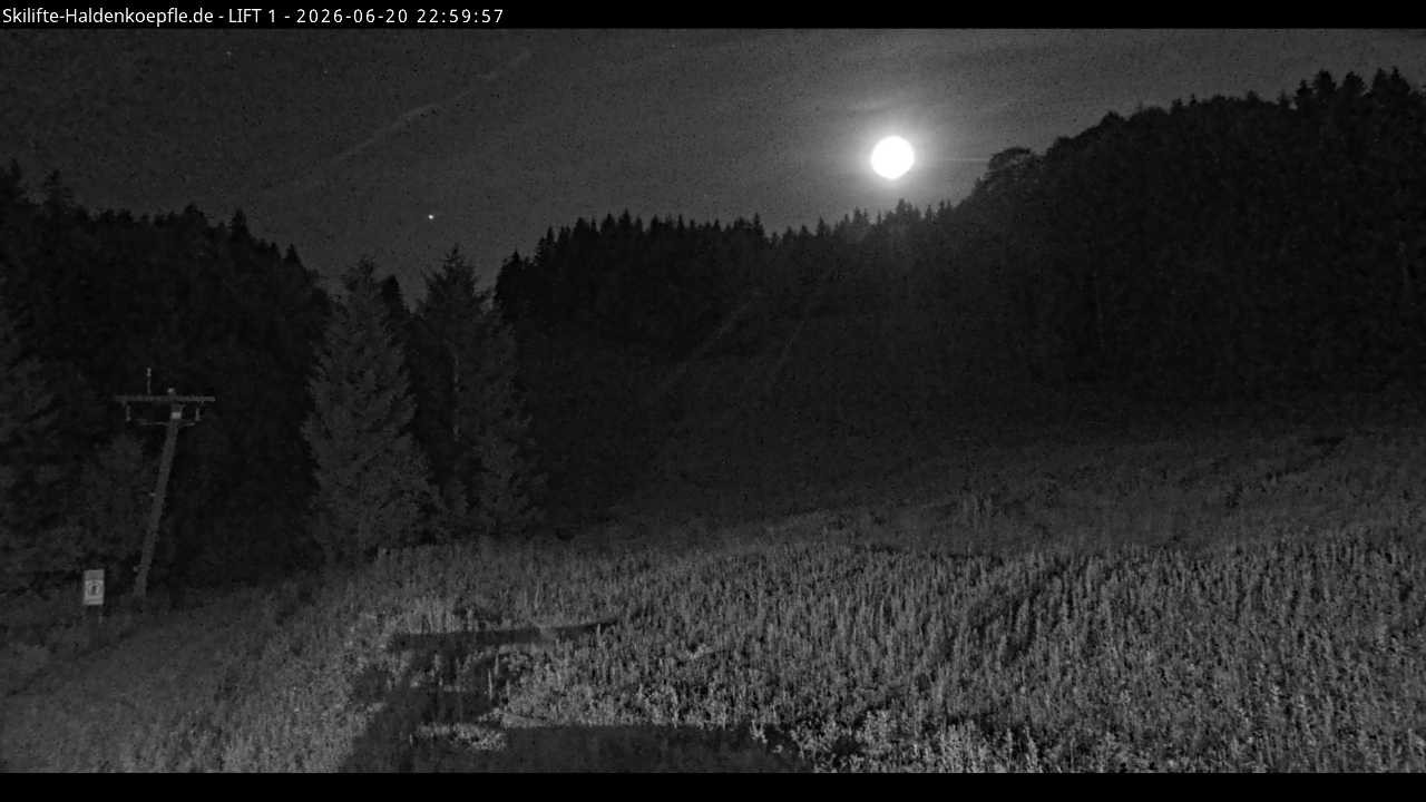 Archived image Webcam Haldenköpfle mountain - Lift 1