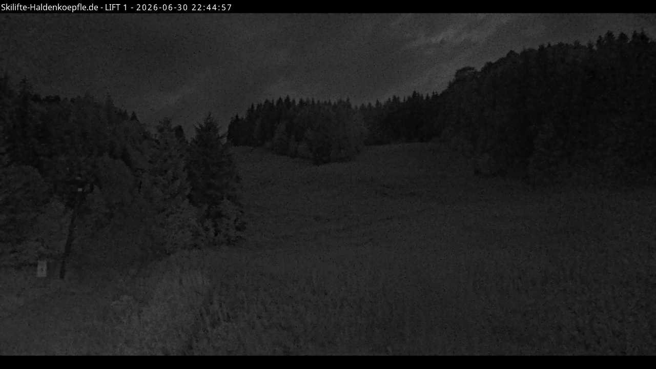 Archiv Foto Webcam Haldenköpfle - Blick auf Lift1