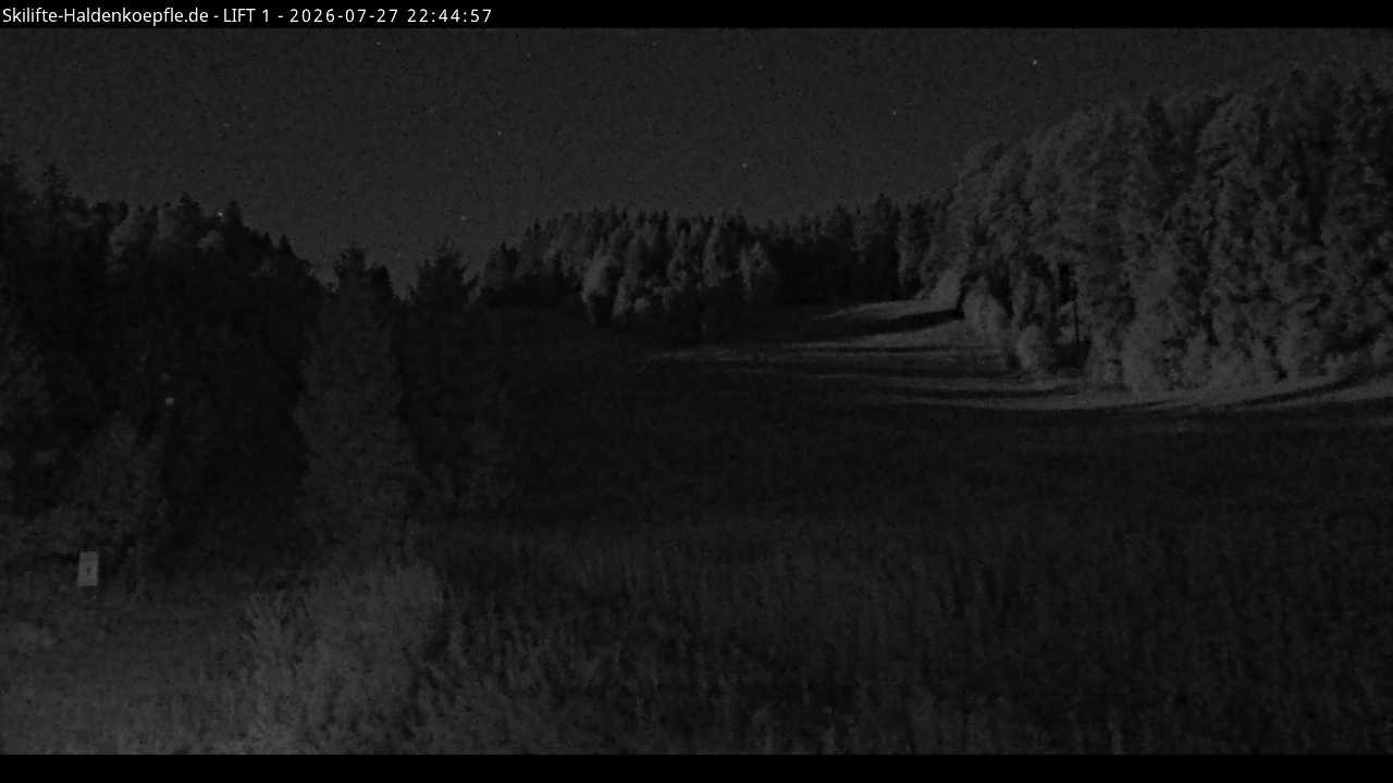 Archiv Foto Webcam Haldenköpfle - Blick auf Lift1