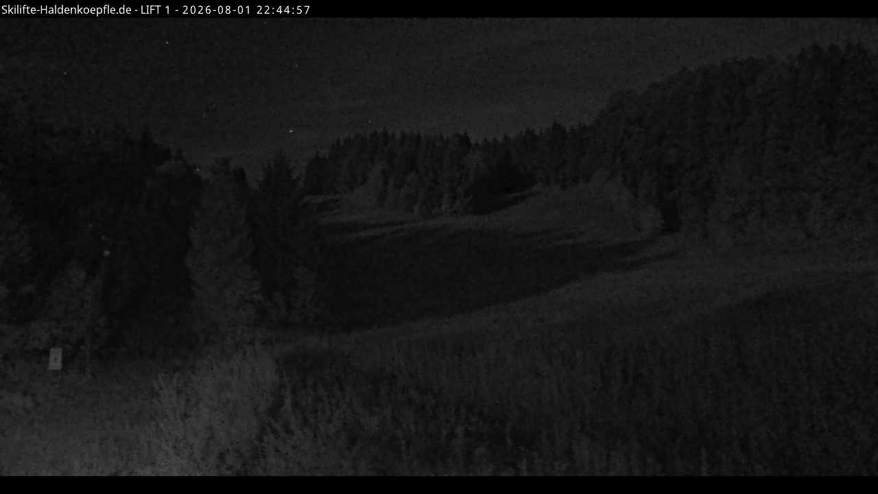 Archiv Foto Webcam Haldenköpfle - Blick auf Lift1