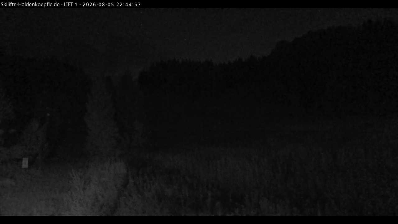 Archiv Foto Webcam Haldenköpfle - Blick auf Lift1