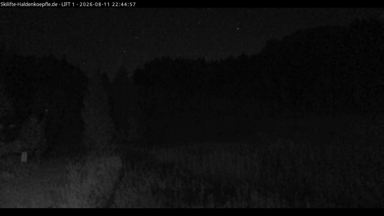 Archiv Foto Webcam Haldenköpfle - Blick auf Lift1