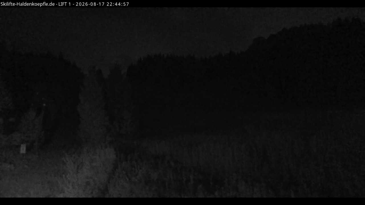Archiv Foto Webcam Haldenköpfle - Blick auf Lift1