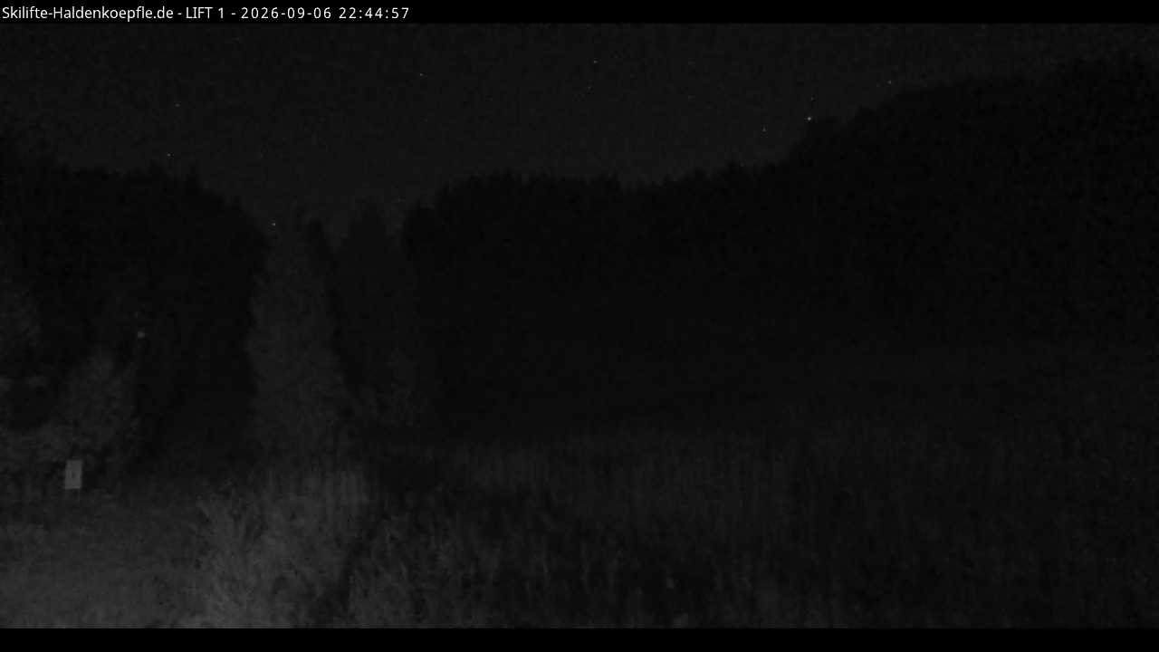 Archiv Foto Webcam Haldenköpfle - Blick auf Lift1