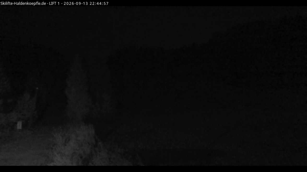 Archiv Foto Webcam Haldenköpfle - Blick auf Lift1