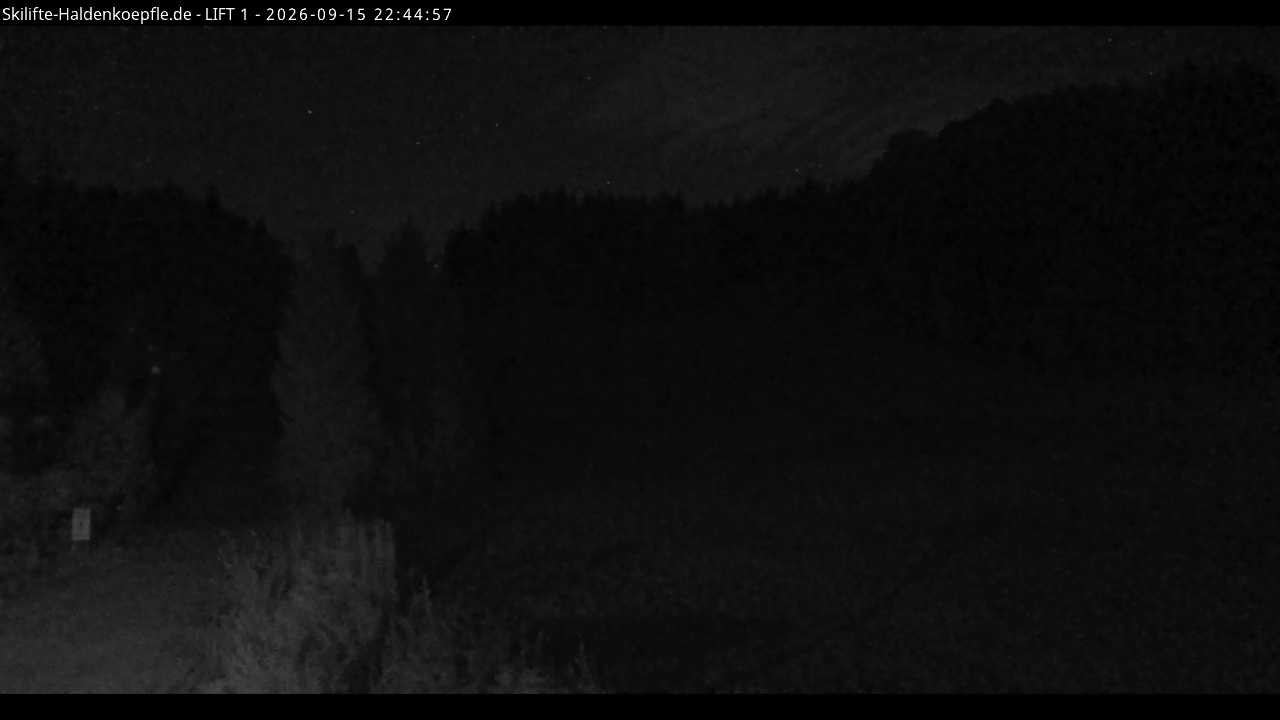 Archiv Foto Webcam Haldenköpfle - Blick auf Lift1