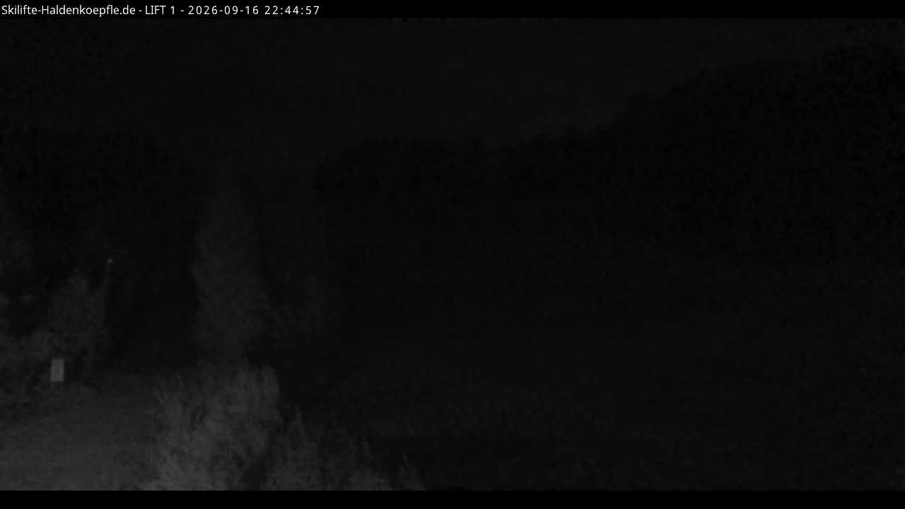 Archiv Foto Webcam Haldenköpfle - Blick auf Lift1