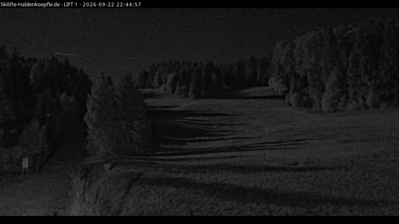 Archiv Foto Webcam Haldenköpfle - Blick auf Lift1