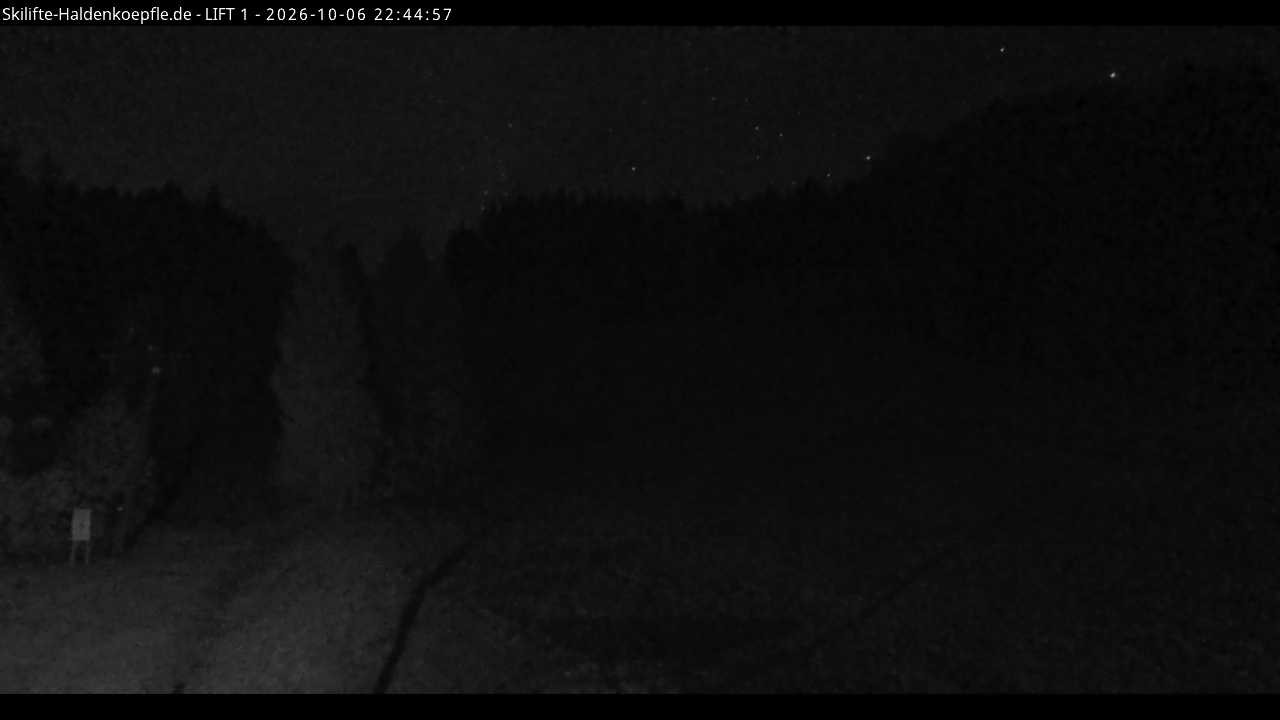 Archiv Foto Webcam Haldenköpfle - Blick auf Lift1