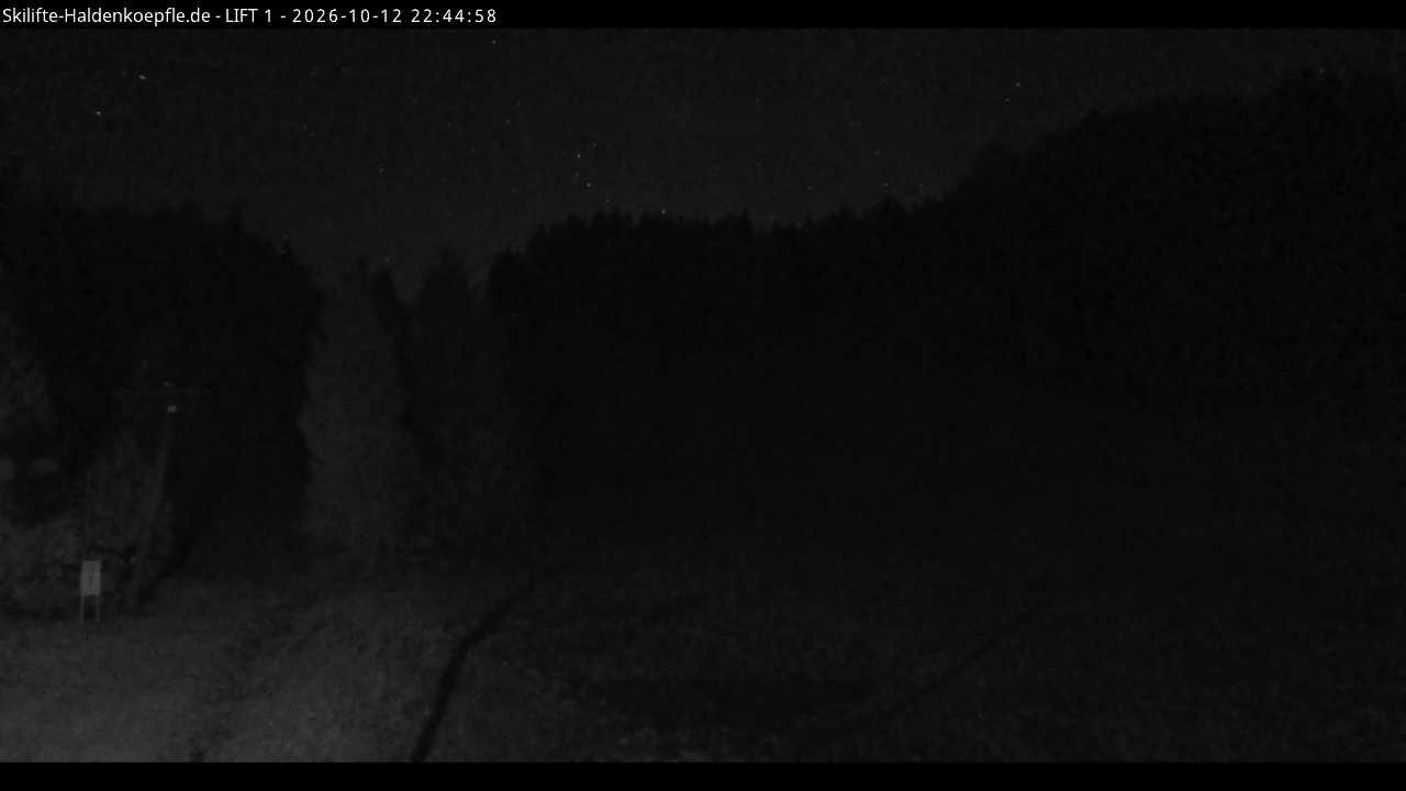 Archiv Foto Webcam Haldenköpfle - Blick auf Lift1