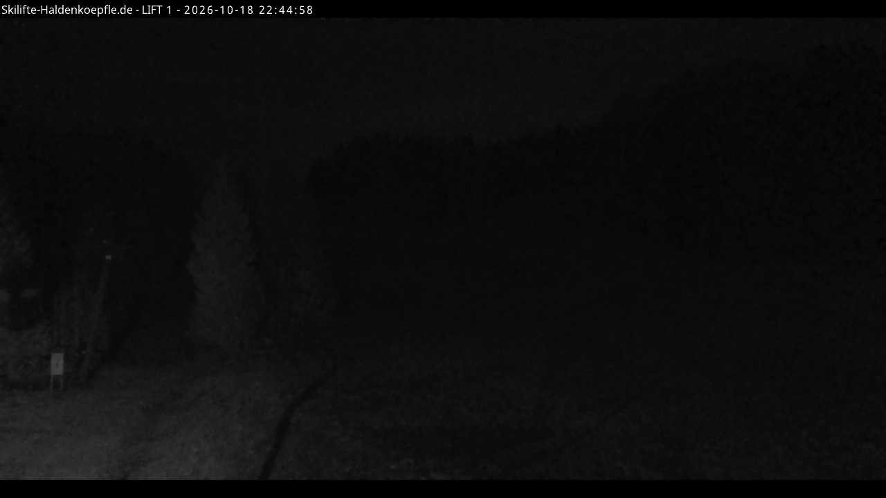 Archiv Foto Webcam Haldenköpfle - Blick auf Lift1