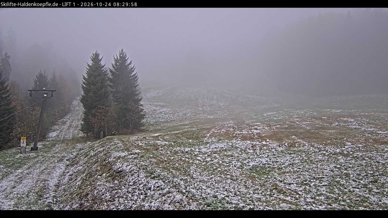 Archived image Webcam Haldenköpfle mountain - Lift 1