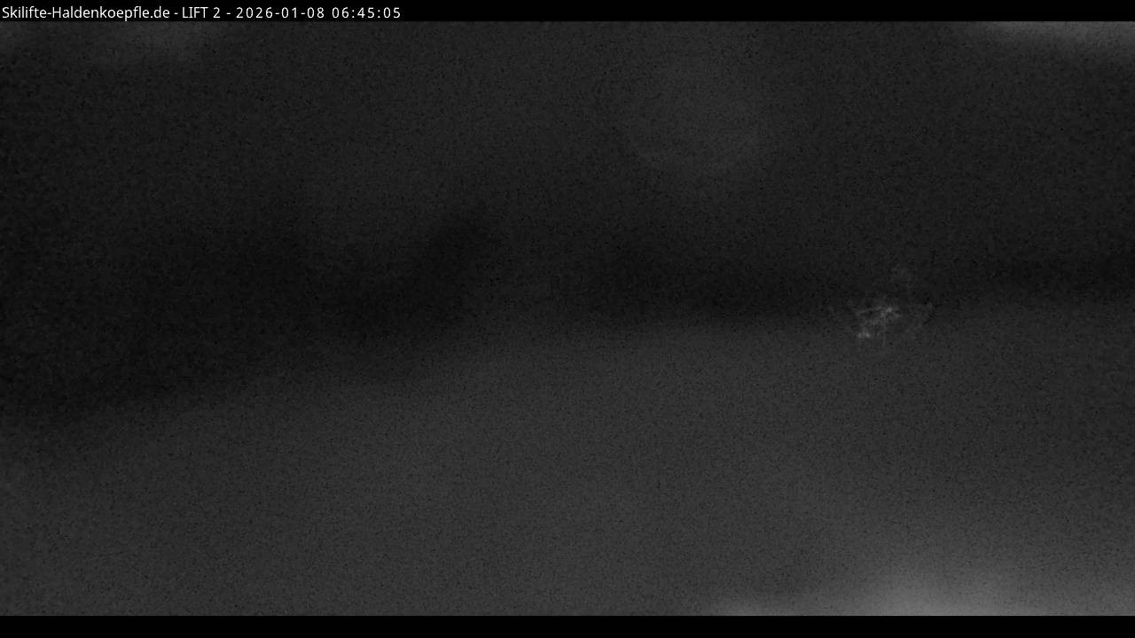 Archiv Foto Webcam Haldenköpfle - Blick zu Lift 2