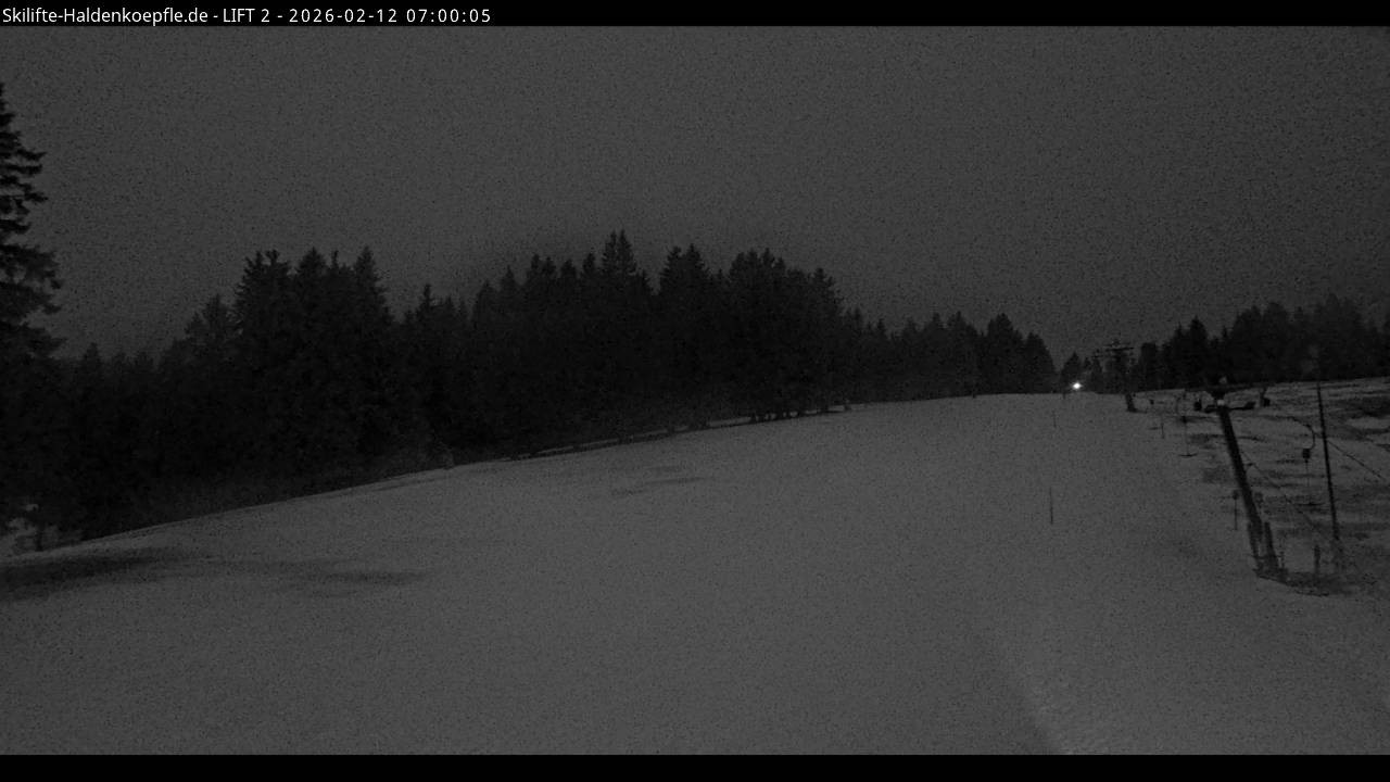 Archived image Webcam Haldenköpfle Mountain - Lift 2