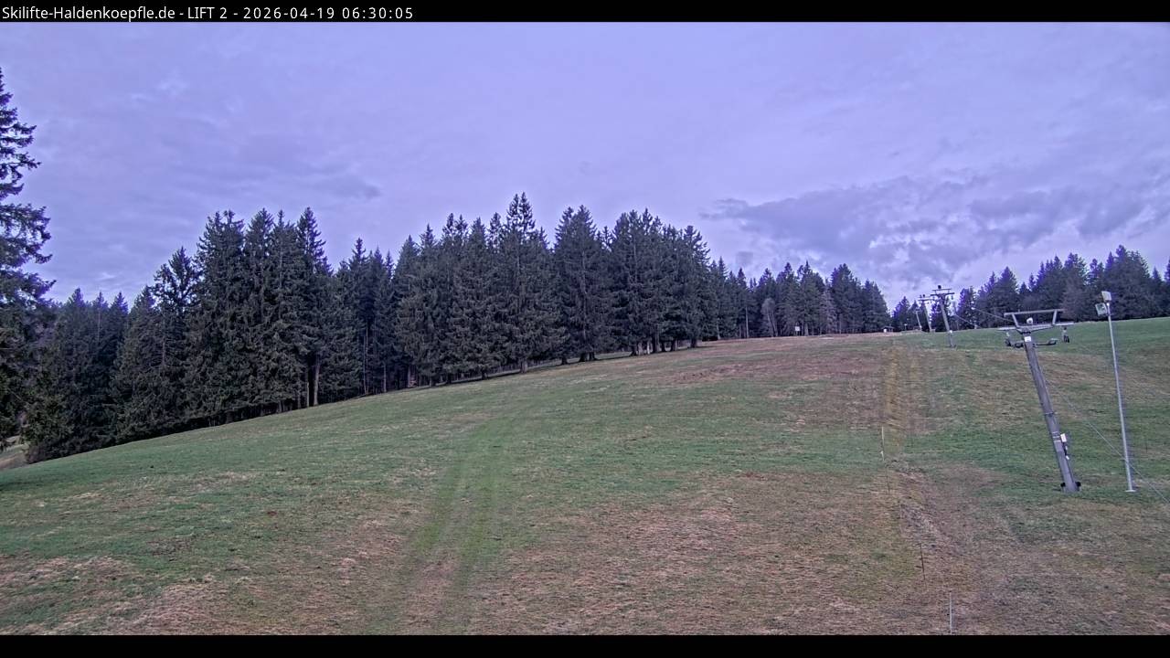 Archived image Webcam Haldenköpfle Mountain - Lift 2